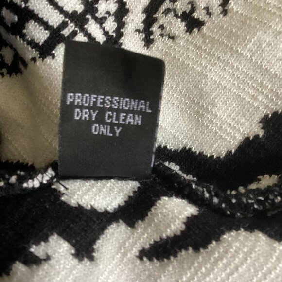 Nicole Miller Artelier Peplum Double Knit Top L #102K - Picture 10 of 10